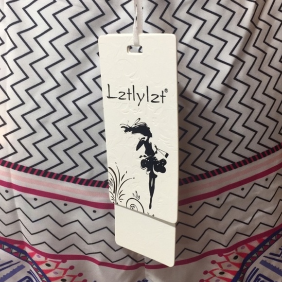 Mandala pink & purple romper geometric pattern NEW - Picture 7 of 7